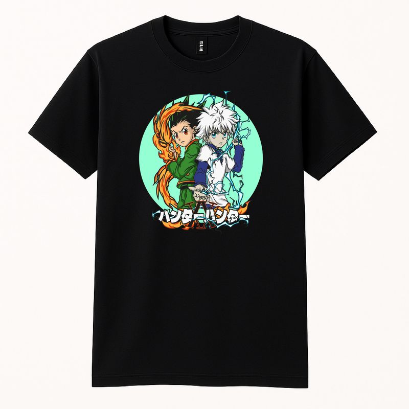 Koszula &quot;Gon &amp; Killua&quot; Czarna
