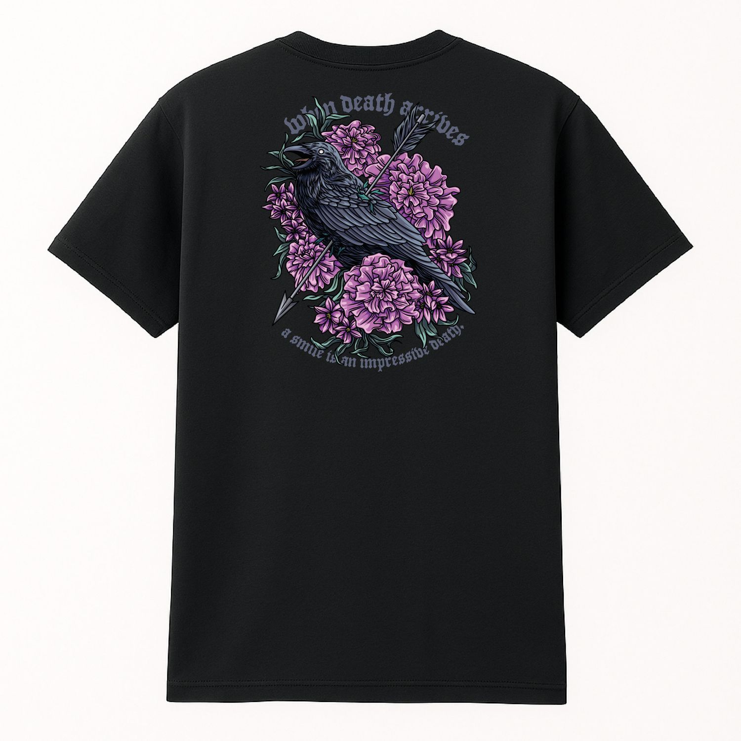 Koszula &quot;: &quot;Gothic Raven &amp; Arrow&quot; Czarna