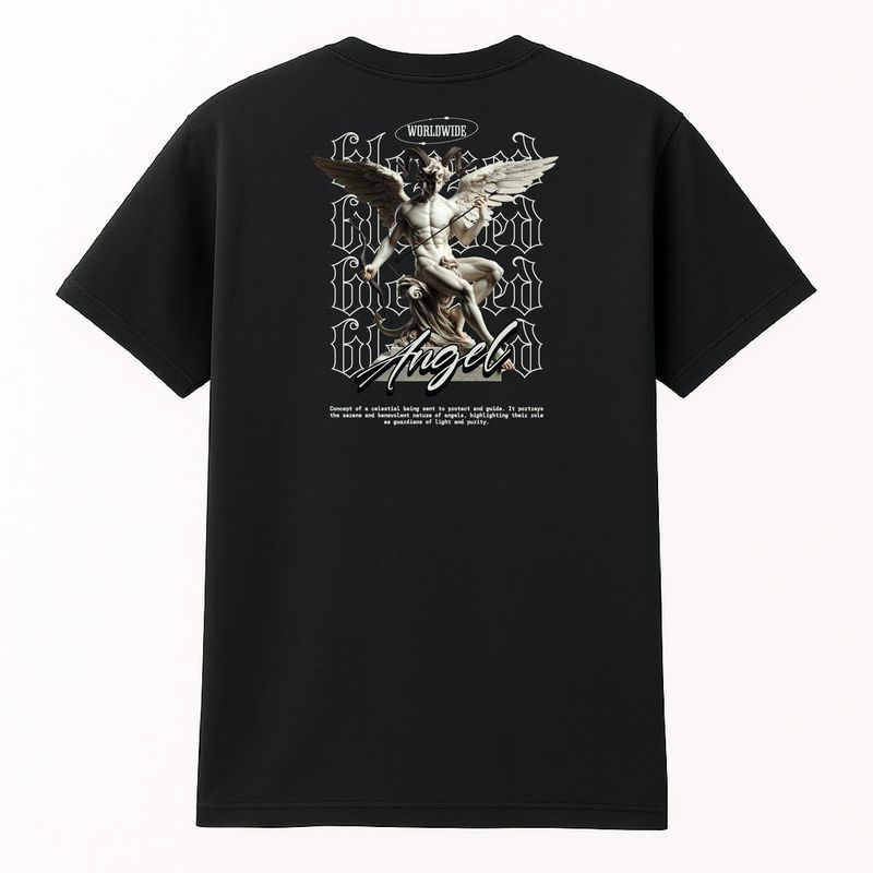 Koszula &quot;Gothic Angel&quot;  Czarna