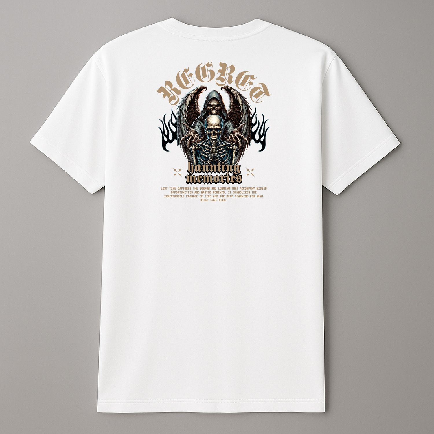 Koszula &quot;Gothic Reaper&quot;  Biała