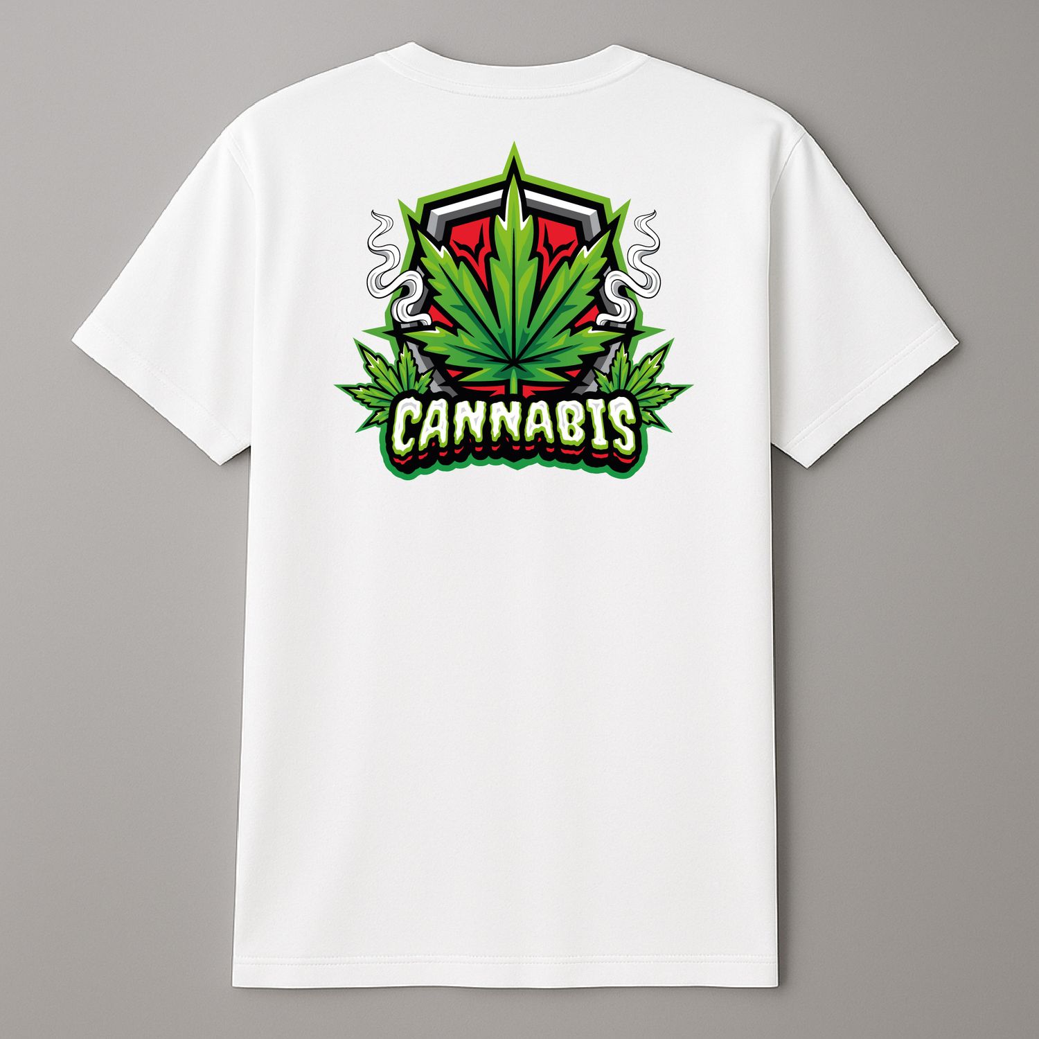 Koszula &quot;Classic Cannabis&quot;  Biała