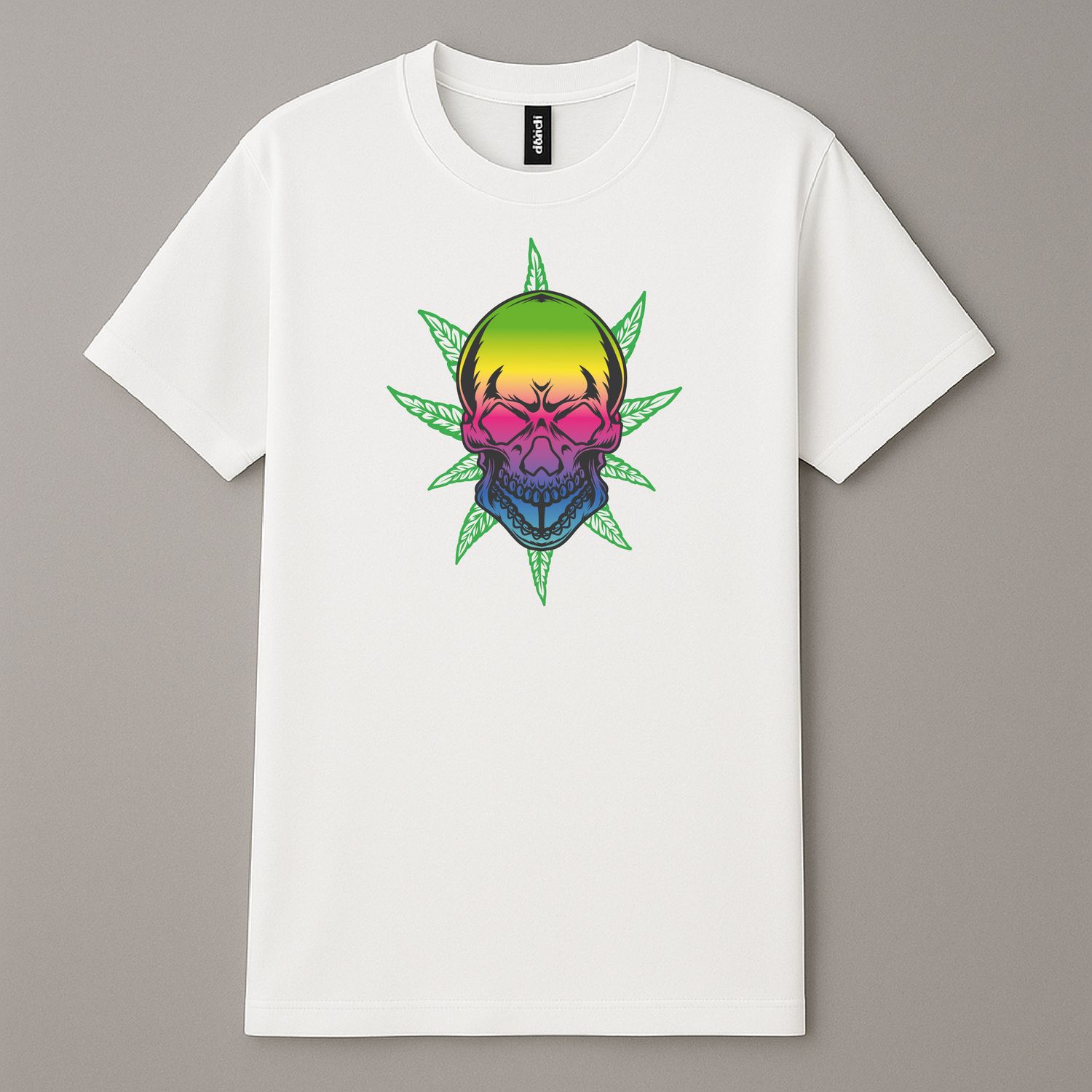 Koszula &quot;Gradient Skull&quot;  Biała