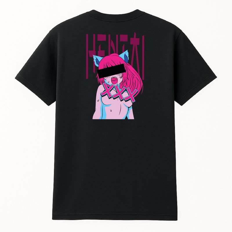 Koszula &quot;Hentai&quot; Czarna