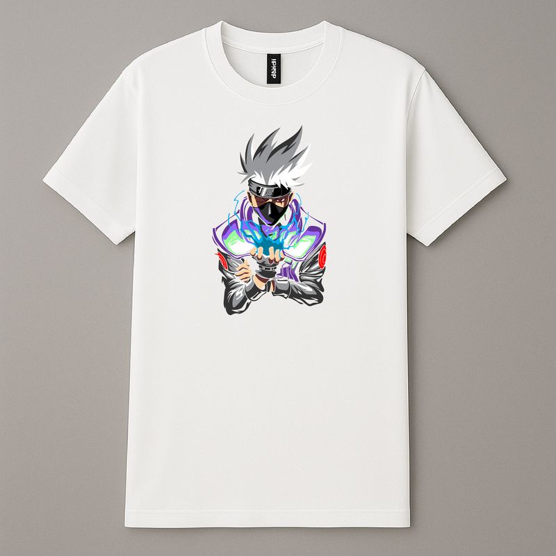 Koszula &quot;Kakashi Lightning – Naruto&quot;  Biała