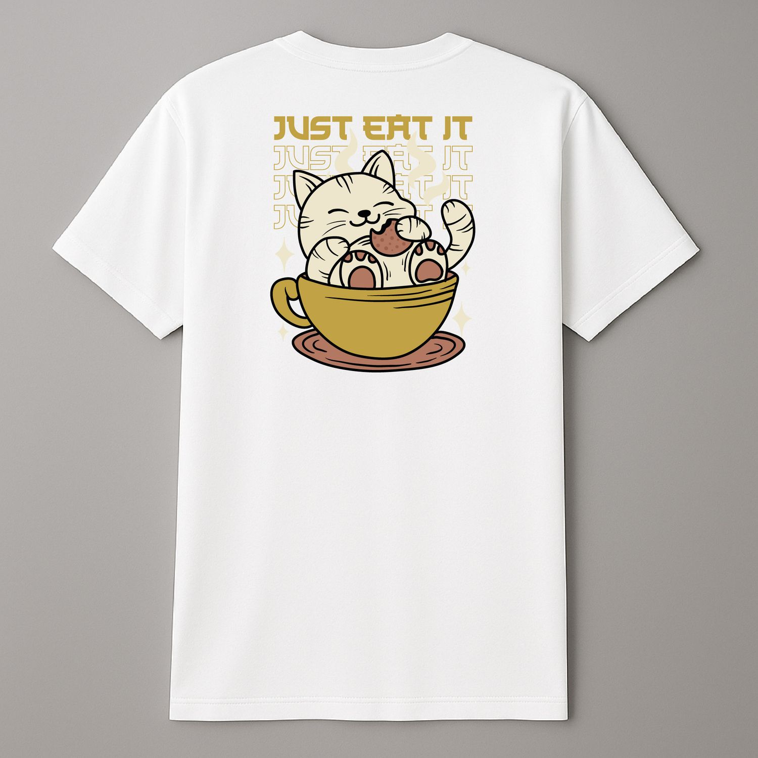 Koszula &quot;Just Eat It&quot; Biała