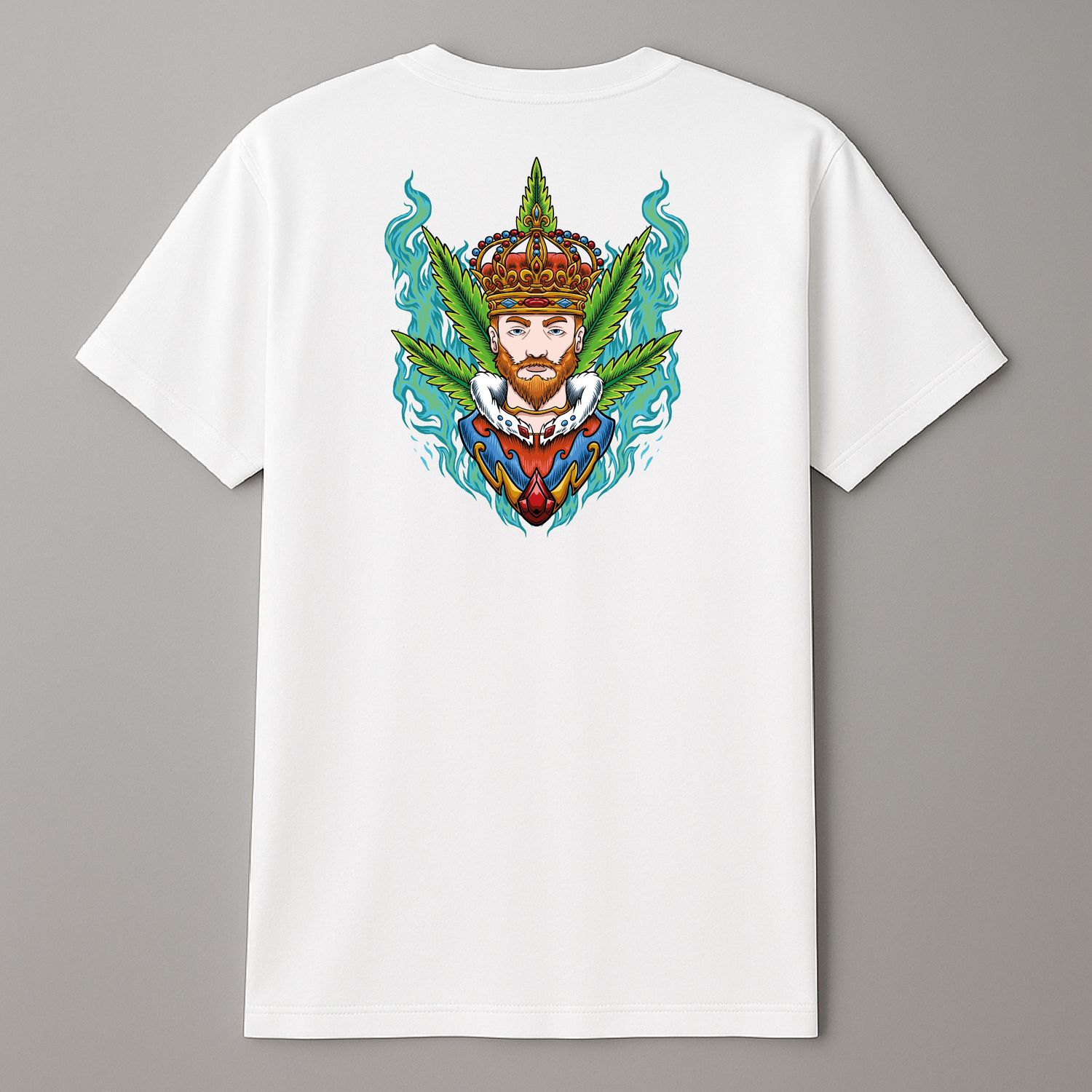 Koszula &quot;King of Smoke&quot;  Biała