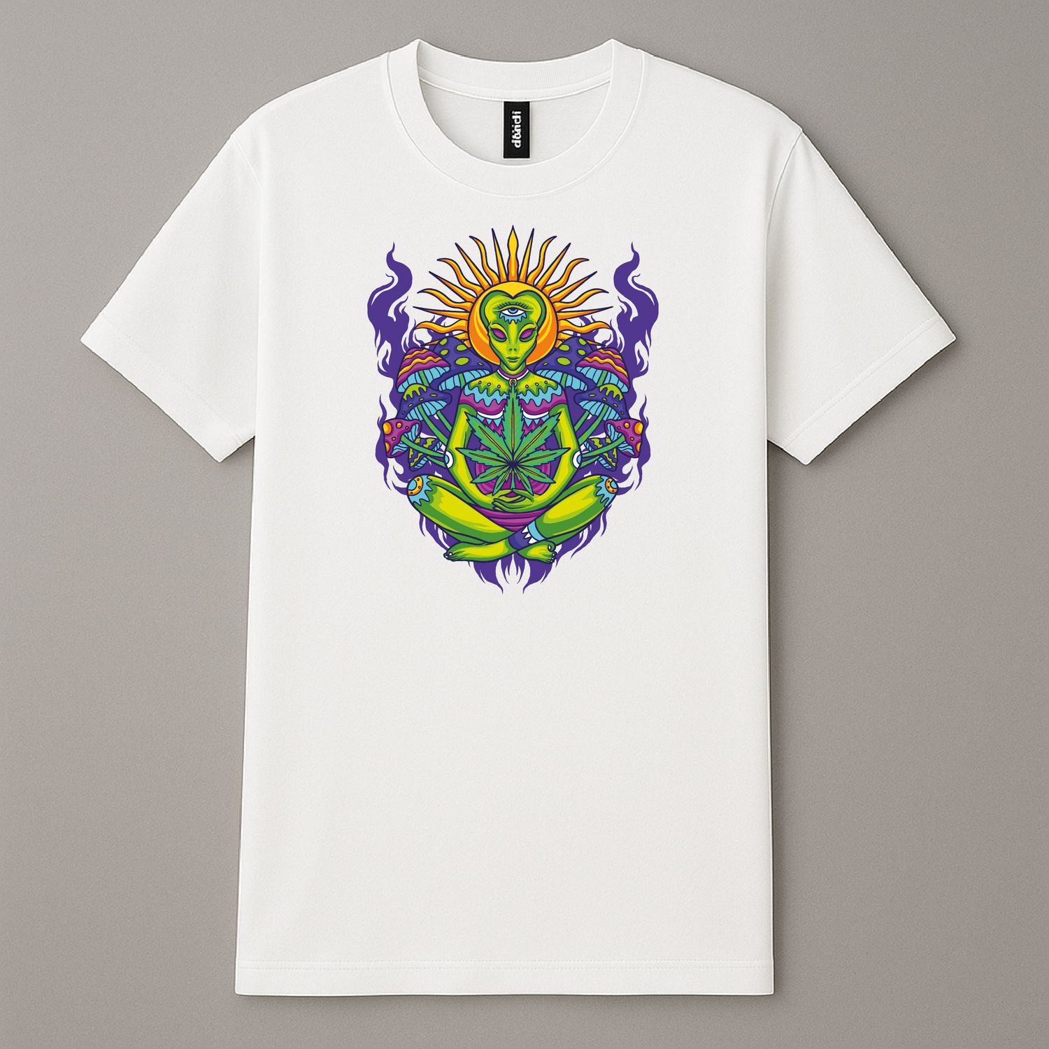 Koszula &quot;Lotus Trip&quot; Biała