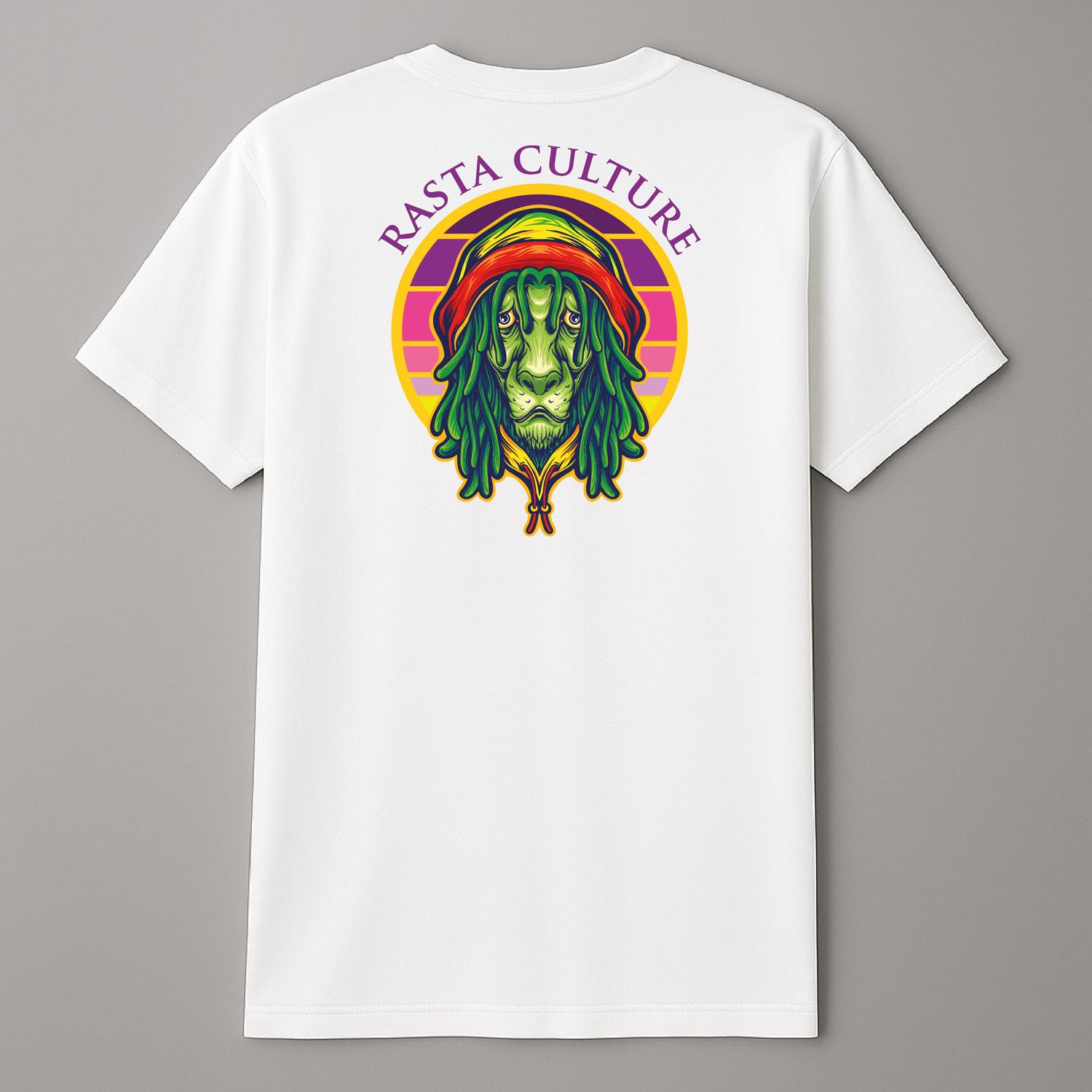 Koszula &quot;Rasta Vibes Beast&quot;  Biała