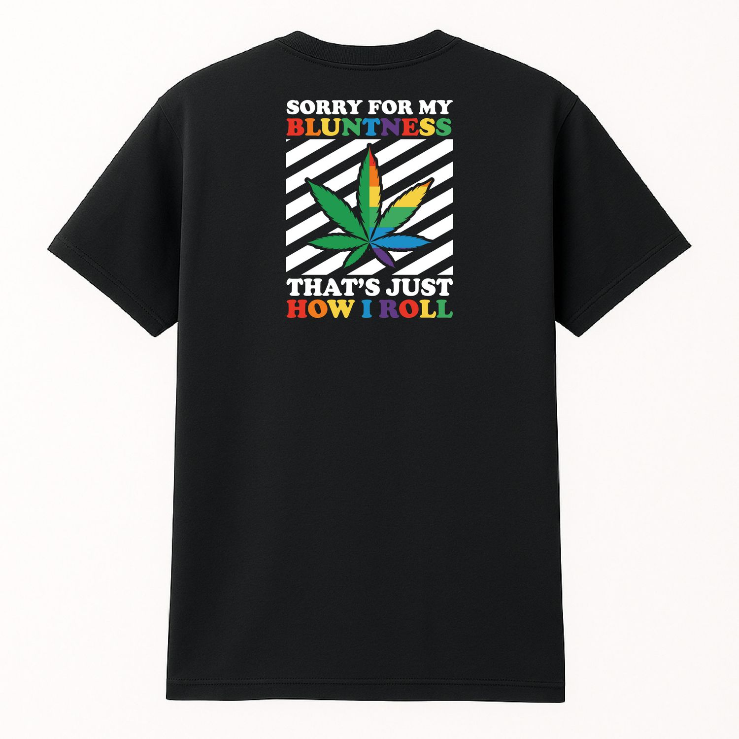 Koszula &quot; Sorry for My Bluntness&quot;  Czarna