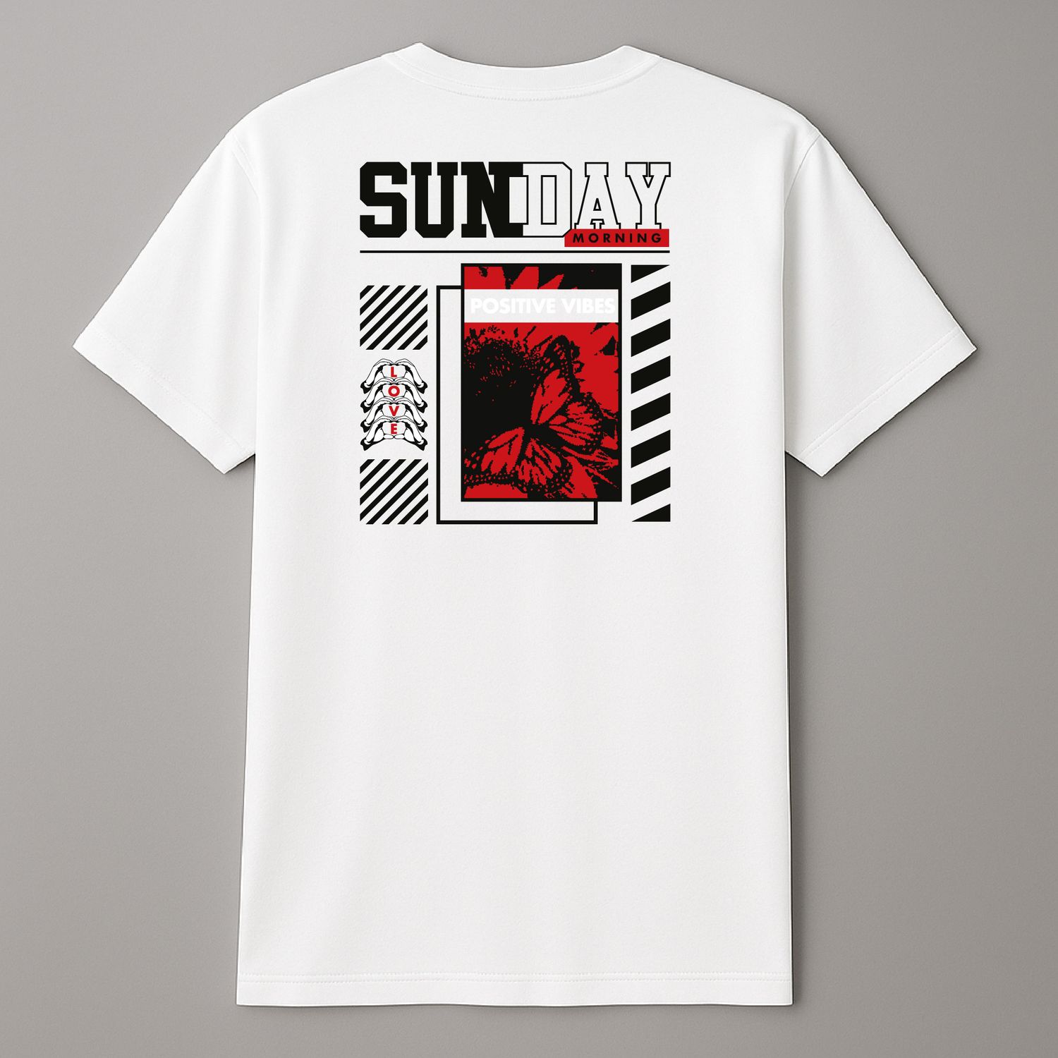 Koszula  &quot;Sunday Vibes&quot; Biała