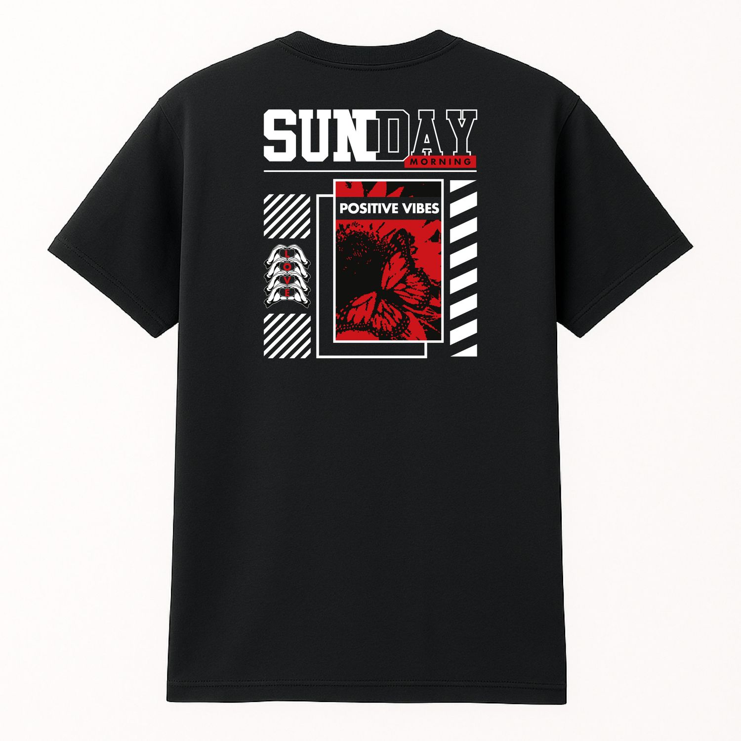 Koszula  &quot;Sunday Vibes&quot; Czarna