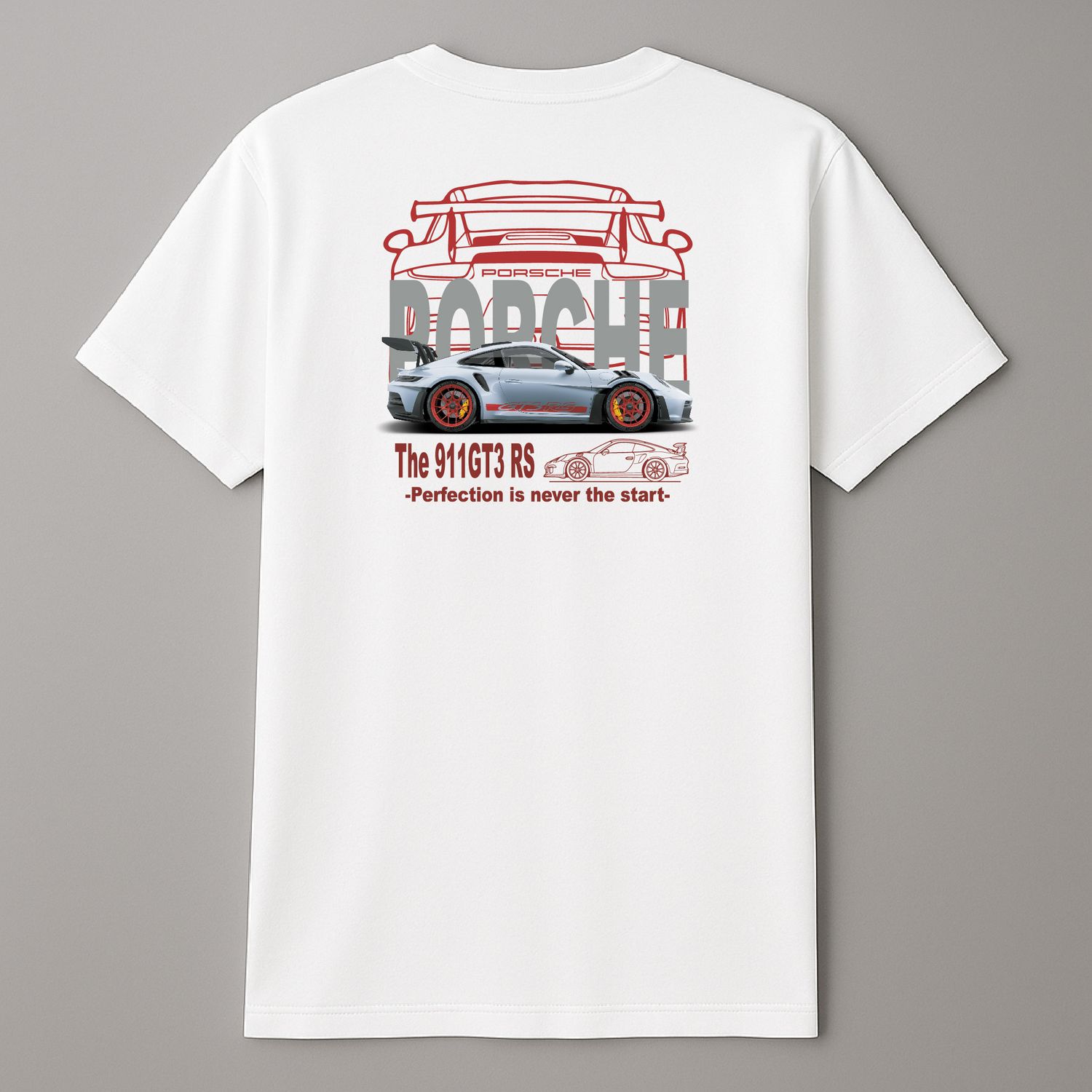 Koszula z Porche Biała