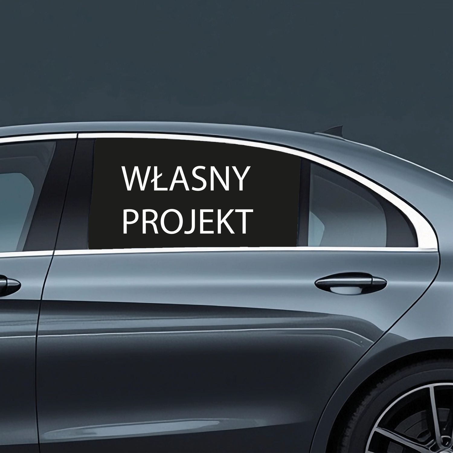 Własny projekt na szyby