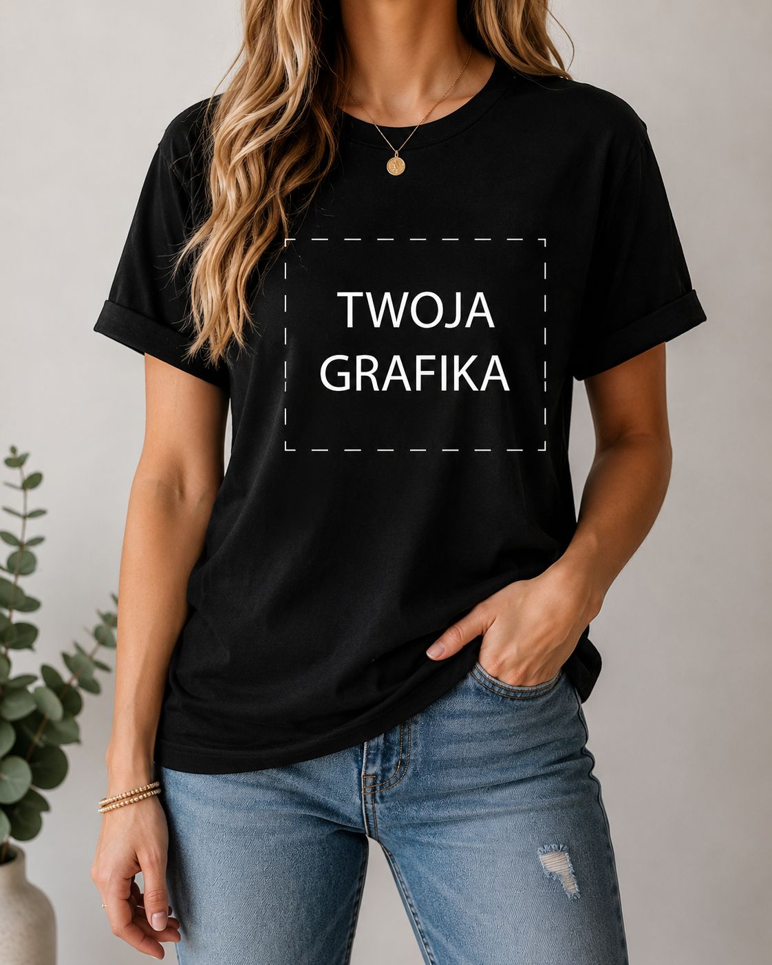 Koszulka personalizowana z własną grafiką – nadruk na przodzie