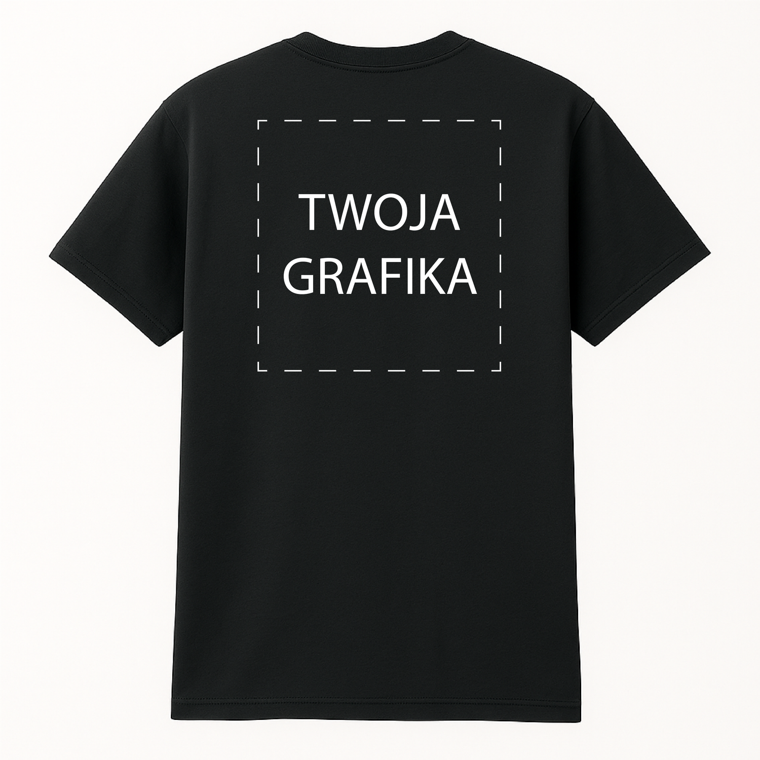 Koszulka personalizowana z nadrukiem na plecach – Twoja grafika lub logo