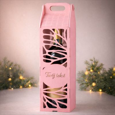 DREWNIANE PUDEŁKO PERSONALIZOWANE NA WINO PREZENT URODZINY PREZENTOWE