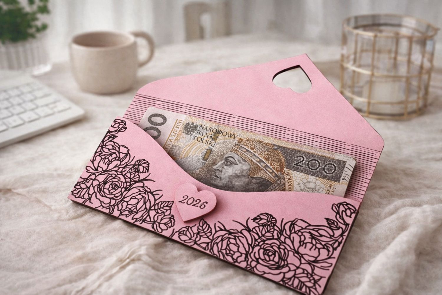 Koperta Personalizowana z HDF – Elegancka Koperta na Prezent