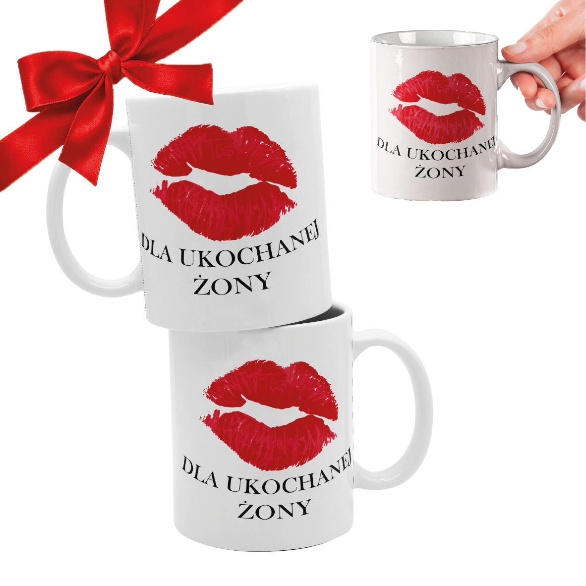 Kubek dla Męża lub Żony Prezent na Urodziny Rocznice 330 ml