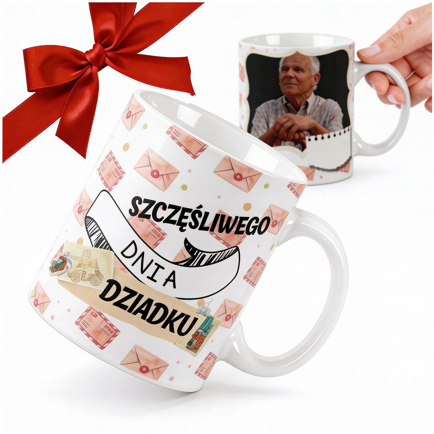 KUBEK NA DZIEŃ DZIADKA Z TWOIM WŁASNYM ZDJĘCIEM SPERSONALIZOWANY