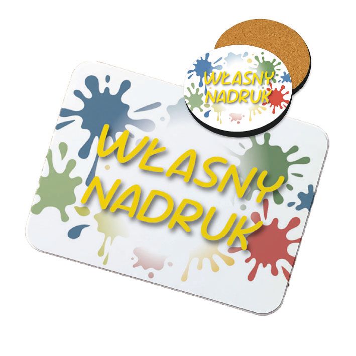 Personalizowana podkładka pod mysz i podkładka pod kubek