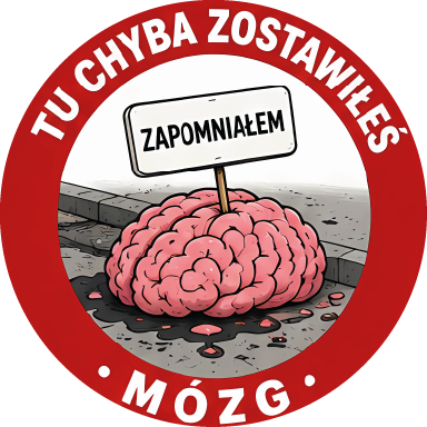 Naklejka za Złe Parkowanie 65 mm – Śmieszna Naklejka Parkingowa 100 szt | Wzór 5