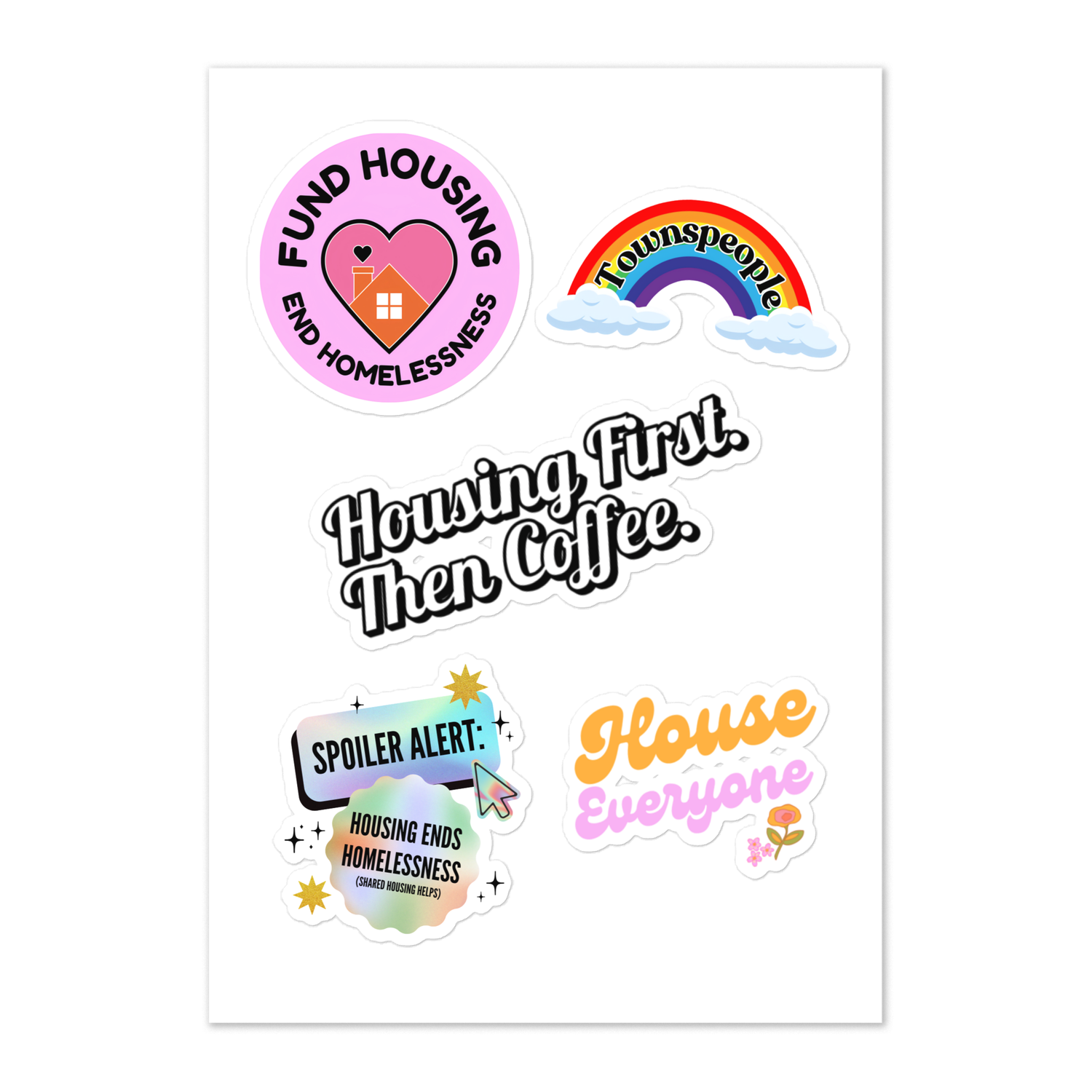 Townspeople Sticker Sheet