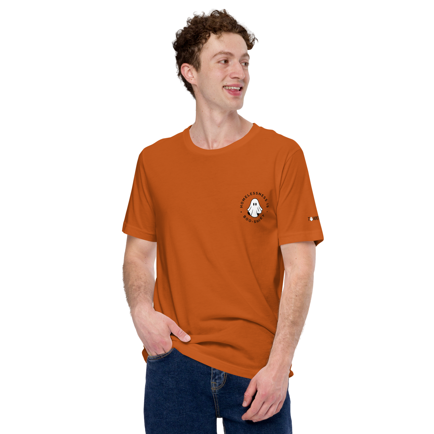 Homelessness is Boo-sheet Tee