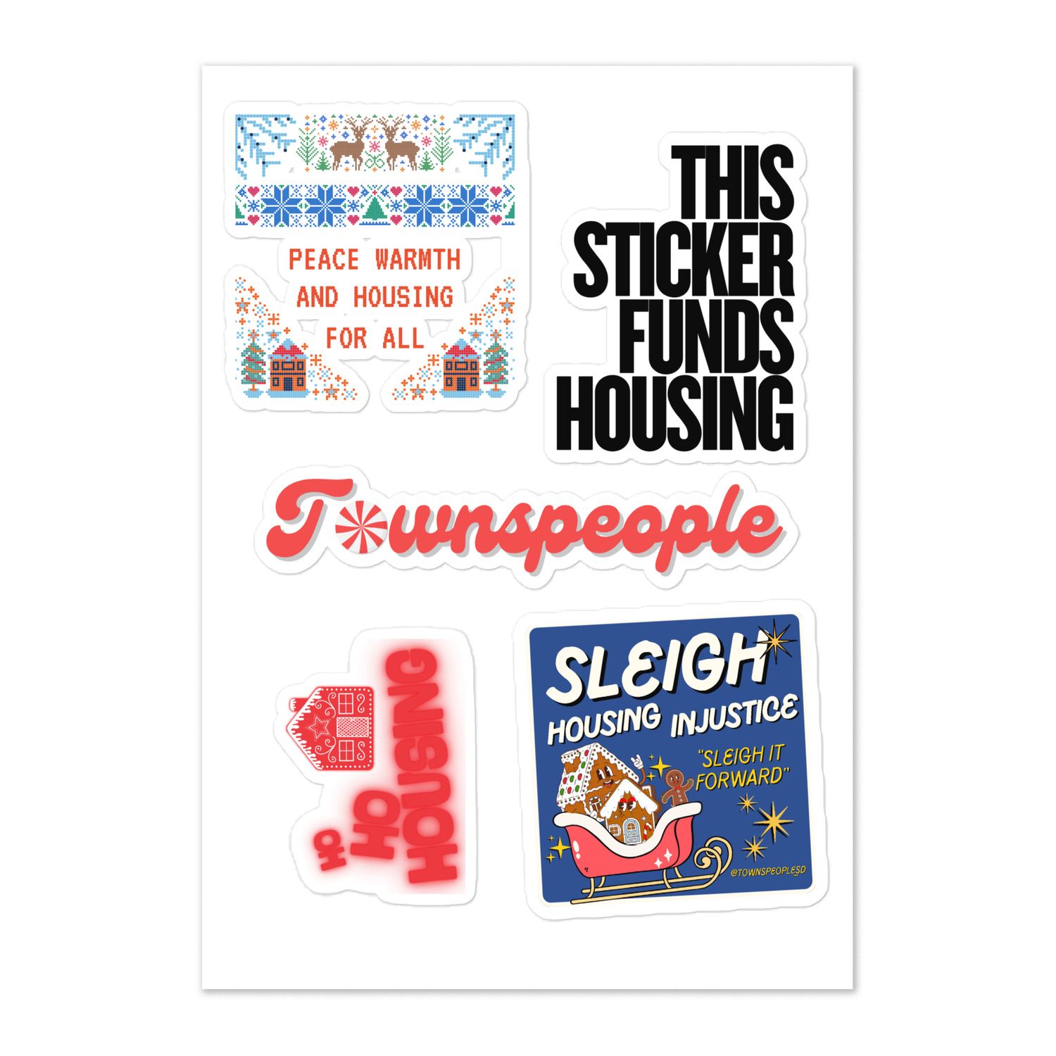 Sticker Sheet: Peppermint Puns &amp; Policy Wins