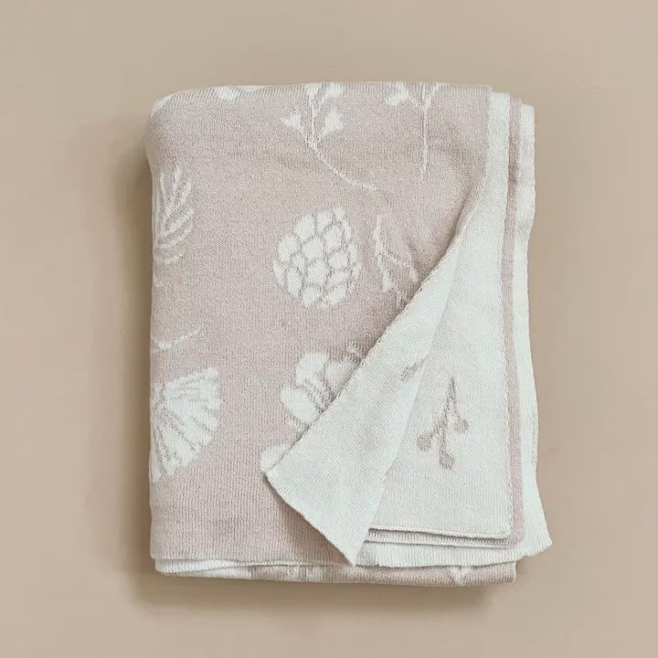Floral Blanket Organic Cotton