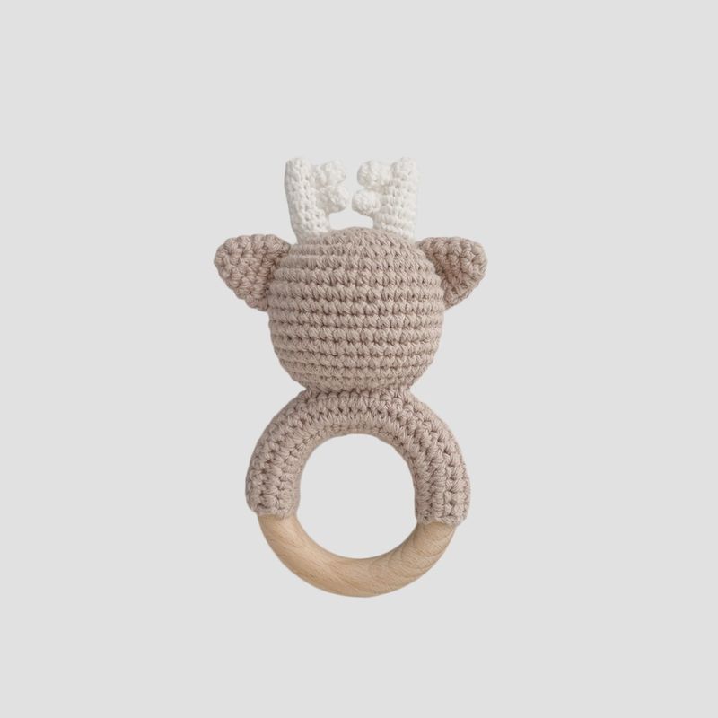 Cotton Crochet Rattle Teether