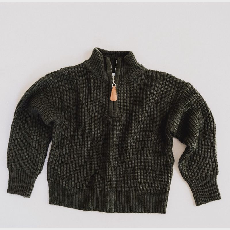 Dark green sweater