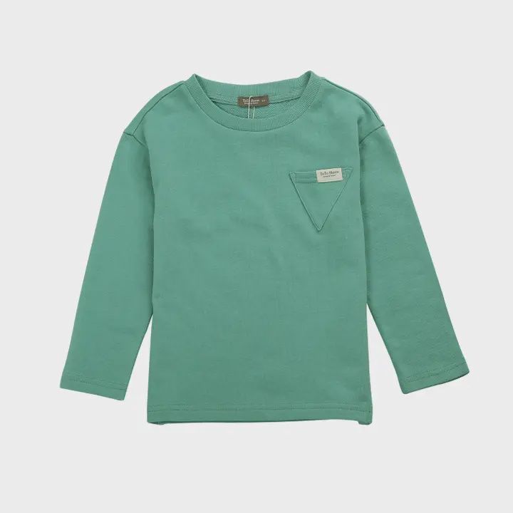 Triangle Pocket Basic Top (Mint)