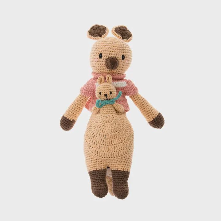Handmade Crochet Doll: Karo Standing