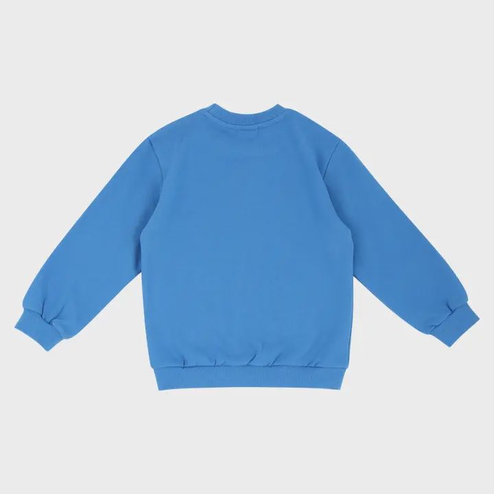 Minimal Crewneck Cotton Sweatshirt