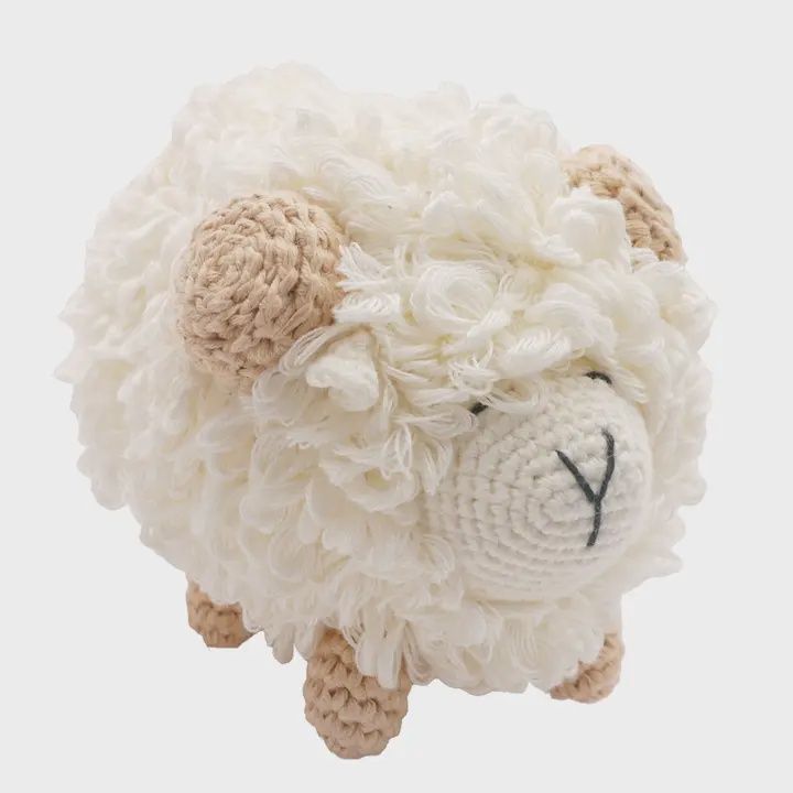 Handmade Crochet Doll: Mr. Shallis the Sheep