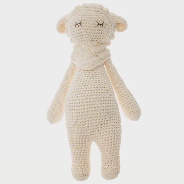 Handmade Crochet Doll Barbra the Softie (PINK Heart Butt)