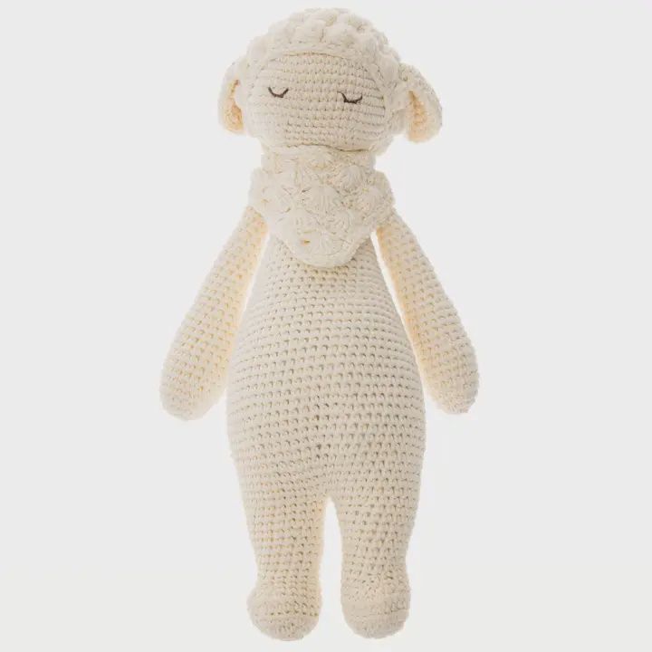 Handmade Crochet Doll (blue Heart Butt) Poppy the Softie