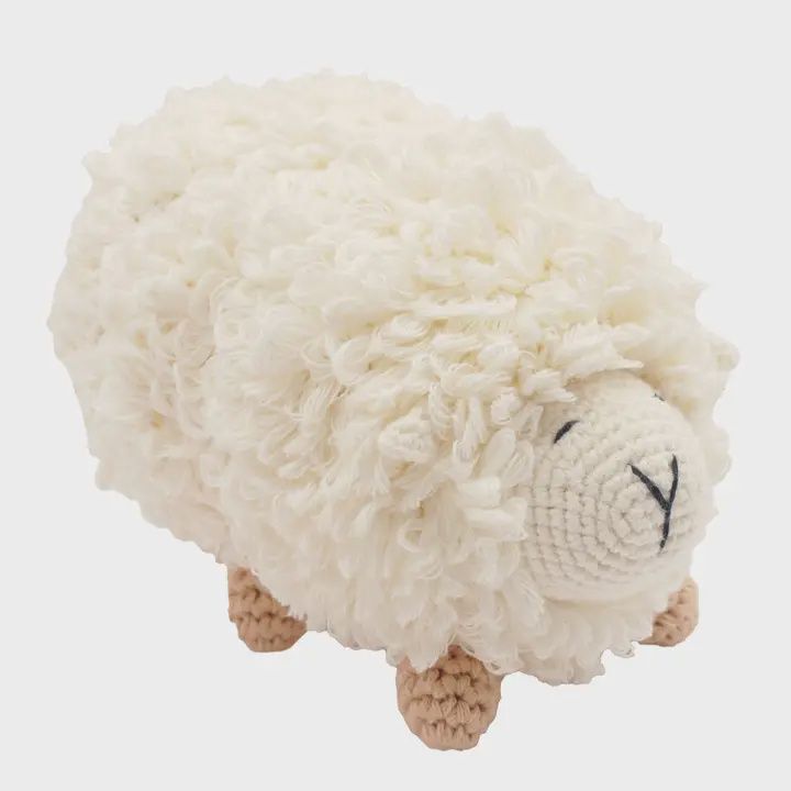 Handmade Crochet Doll: Mrs. Shilly the Sheep