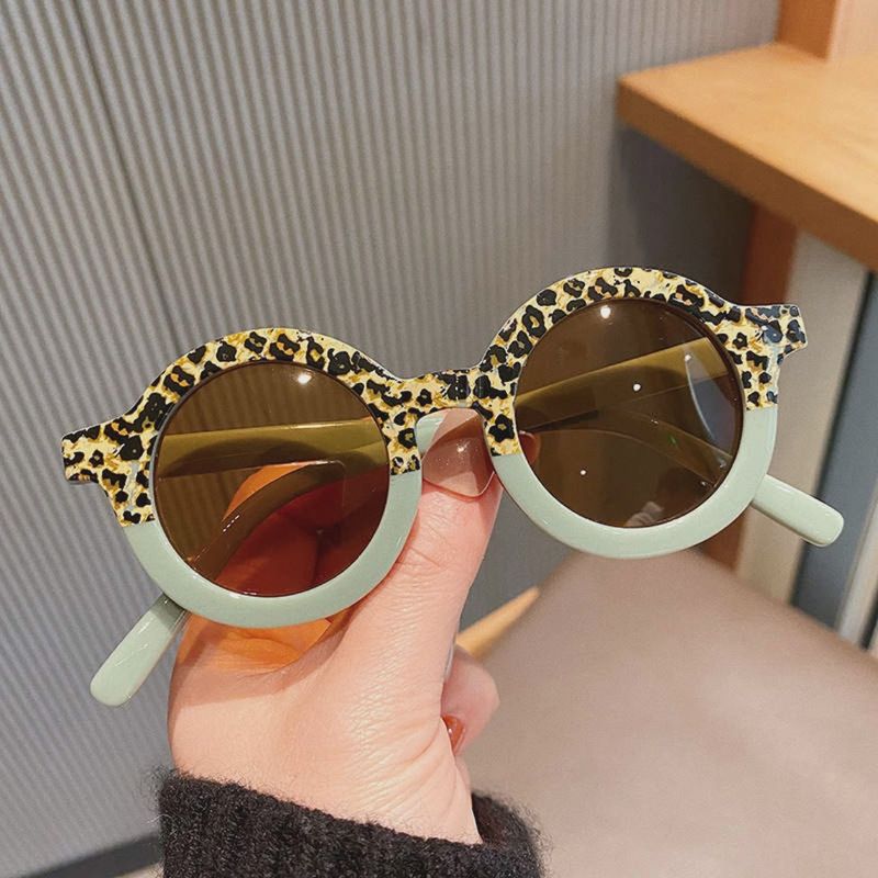 Green/Pink Leopard Sunglasses