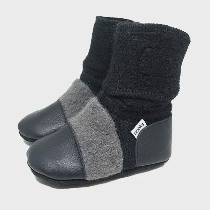 Eclipse Felted Wool Booties