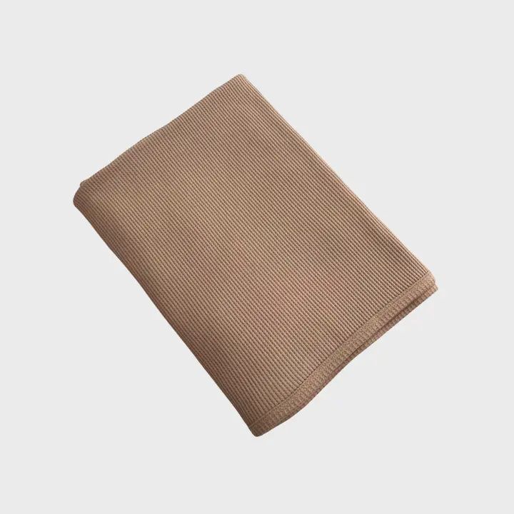 Waffle Swaddle Blanket, Colour: Tan