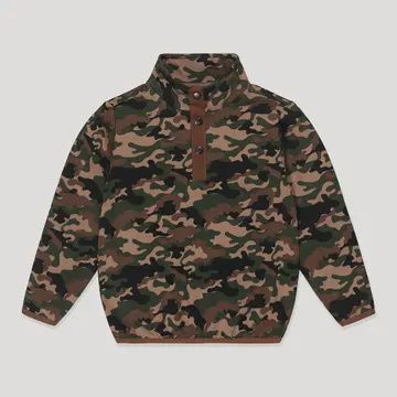 Camo Pollover Fleece
