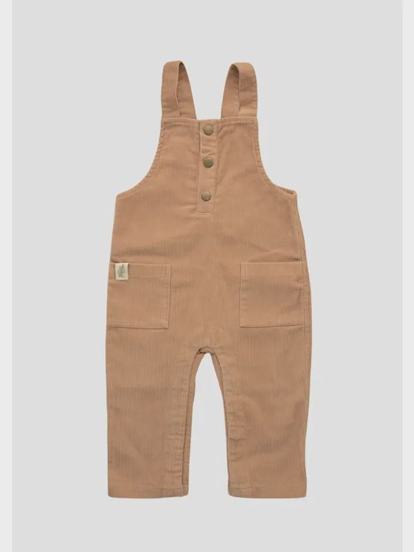 Brown Corduroy Overalls Fall Winter 100% Cotton