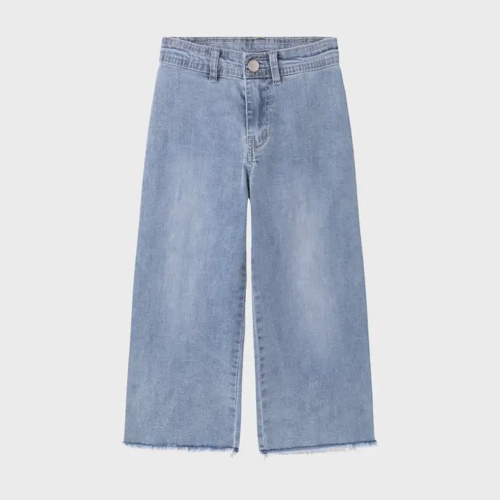Junior Girl's Denim Jeans (Wide Leg)