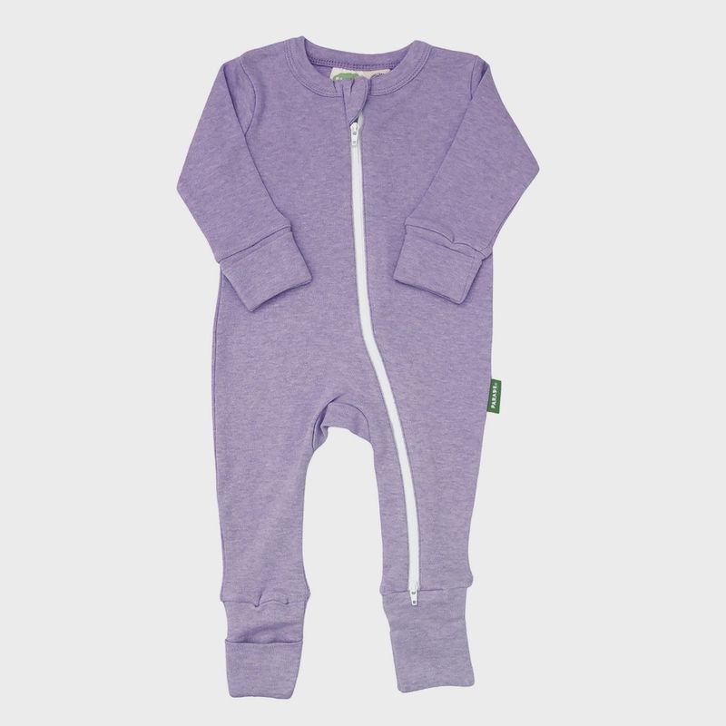Snuggle Soft Melange &#39;2-Way&#39; Zipper Romper