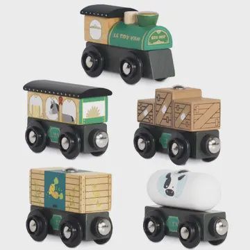 Great Green Train &amp; Goods Wagons