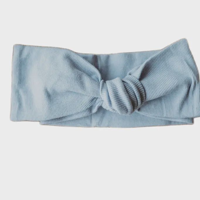 Hand Tied Head Wrap, Colour: Light Blue