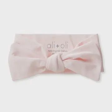 Organic Cotton Knotted Bow Headband