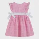 Light Pink Gingham A-Line Dress 12-24M