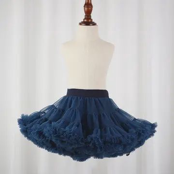 Puffy Rainbow Solid Tutu Dress